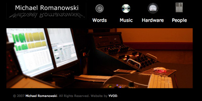 michaelromanowski.com screenshot